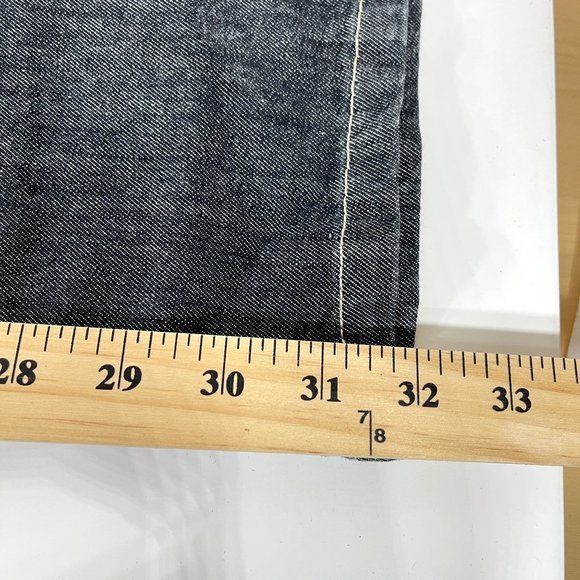 Calvin Klein Choice Blue Embroidered Low Rise Boot Cut Size 28 - Picture 10 of 11